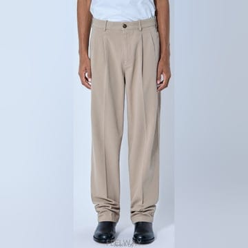 26 FW 더로우 Tomasino 토마시노 플리츠 코튼 팬츠 1424 W4577 BEI
