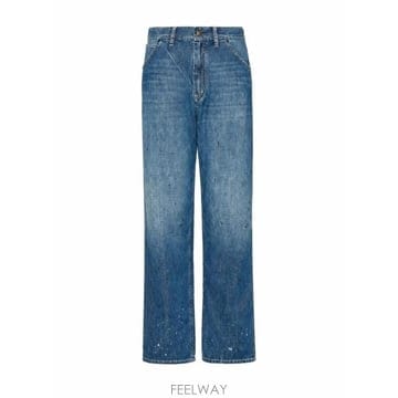 26FW 마르지엘라 스트레이트 팬츠 S51LA0193M30021 964 OLD BLUE SPOTS