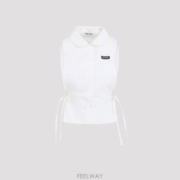 [A3] 미우미우 셔츠 MK2041SOOO.163M-F0009 BIANCO