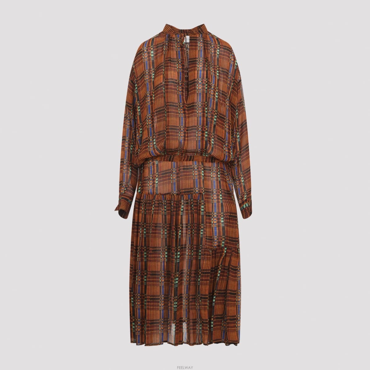 Dries Van Noten [A3] �帮�� �� ��ư ���ǽ� �巹�� 2620110214111-353 ORANGE[A3] �帮�� �� ��ư ���ǽ� �巹�� 2620110214111-353 OR