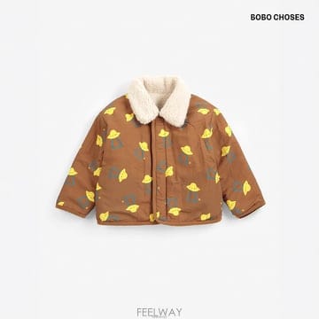 보보쇼즈 26FW 베이비 픽셀 Abduction 쉽스킨 양가죽 양면 자켓 B226AB094