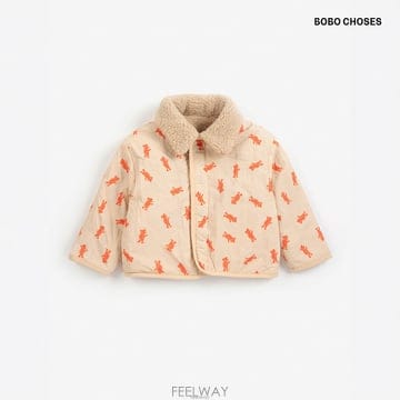 보보쇼즈 26FW 베이비 Softpaw 몬스터 쉽스킨 양가죽 양면자켓 B226AB095