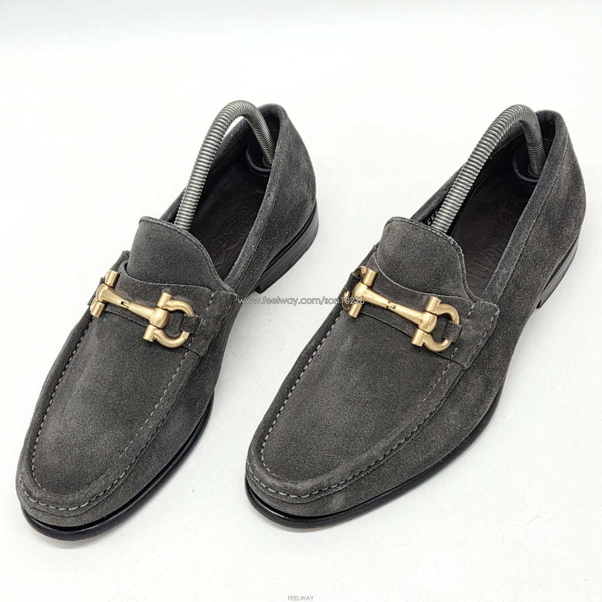 Ferragamo ����䷹ ��󰡸� ��ġ�� �����̵� ���� �׷��� (7 1/2)����䷹ ��󰡸� ��ġ�� �����̵� ���� �׷��� (7 1/2)