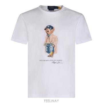 [Q11]폴로  710B30192001 남성 티셔츠 WHITE COTTON T SHIRT