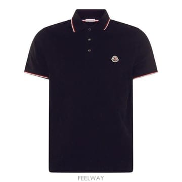 [Q11]몽클레어 L20918A703008455677X 남성 폴로셔츠 피케셔츠 NAVY COTTON POLO