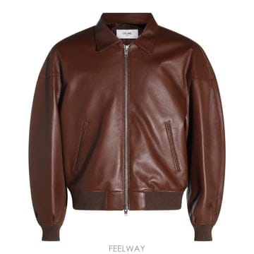 [Q11]셀린느 RV1RE978W19BR 남성 가죽자켓 바이커자켓 레더자켓 CELINE