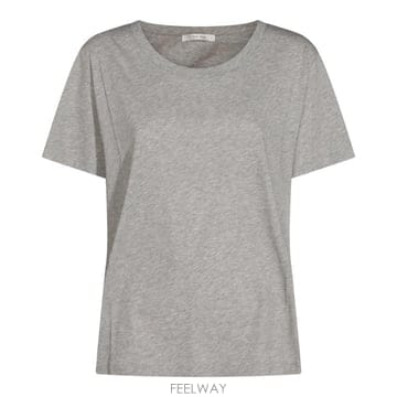 [Q11]더로우 R000680K801LRM 여성 상의 LIGHT GREY MELANGE COTTON DERA