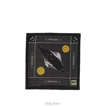 [V90]KAPITAL EK 1404BABBLACK 남성 스카프 머플러 Fastcolor Selvedge B