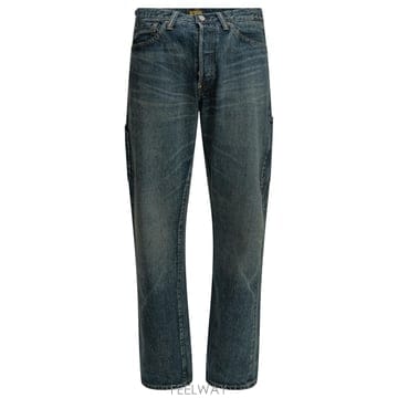 [V90]휴먼메이드 HM32PT002INDIGO 남성 데님 청바지 진 Future Straight Leg J