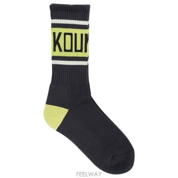 [V90]KAPITAL K2605XS550BLACK 남성 양말 삭스 캐주얼양말 144 Yarns Kountr