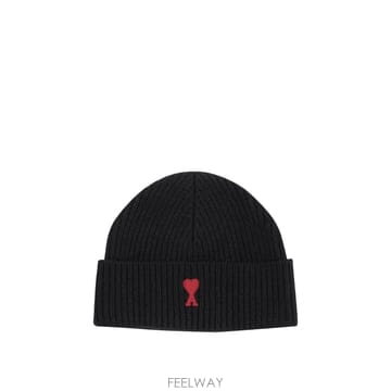 [V90]아미 BFUHA116018009 남성 캡 모자 비니 버킷햇 Merino wool beanie