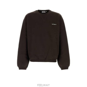 [X45]칼하트 I037113 3XNXX 남성 맨투맨 스웨트셔츠 후드 Dark brown cotton ble