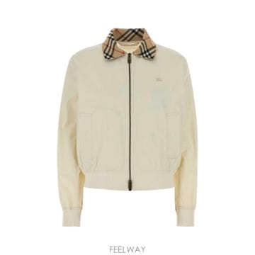 [X45]버버리 8128318 C6056 여성 자켓 베스트 블레이저 봄버 데님 White cotton jac