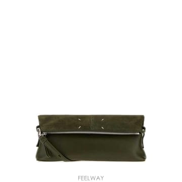 Maison Margiela [X45]�������������� SB2WF0007P8991 HB671 ���� Ŭ��ġ�� �Ŀ�ġ�� Army green le[X45]�������������� SB2WF0007P8991 HB671 ���� Ŭ��ġ��