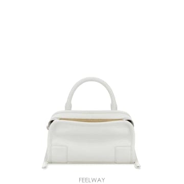 [X45]로에베 A039AS4X12 WHITE 여성 토트백 쇼퍼백 탑핸들백 핸드백 White leather 
