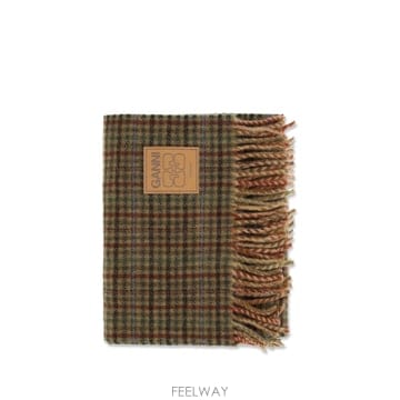 [K68]가니 B3020266 999 여성 스카프 목도리 폴라드 머플러 Small check wool Sca