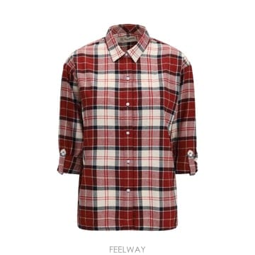 [K68]바버 LSH1560 TN20 여성 셔츠 남방 긴팔 반팔 블라우스 Elishaw check Shirt