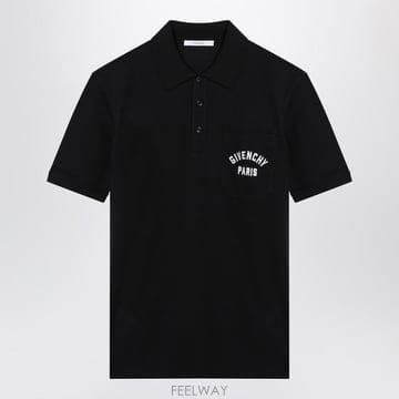 26 S/S 지방시 다크 블루 폴로 셔츠 WITH 로고 엠브로이드 B B0051908350
