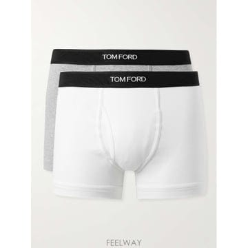 톰포드 2팩 스트레치코튼 저지 박서 브리프 T4XC3 104 B0080859437