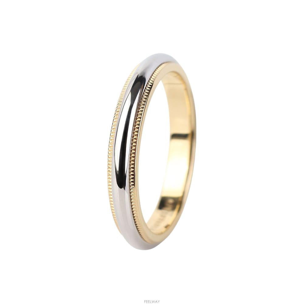 TIFFANY & Co Ƽ�ĴϾ��� PT950 �б׷��� �޺� ���� 3.5MM 61ȣ (25�⺸�����纻) 37704-2Ƽ�ĴϾ��� PT950 �б׷��� �޺� ���� 3.5MM 61ȣ (25�⺸