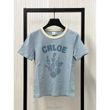 26FW chloe 여성 T 셔츠 26WJH0878740J TP581666152