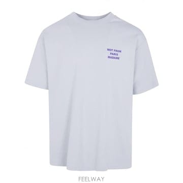 26FW 드롤드무슈 BOLD SLOGAN T 셔츠 MTS203CO002GREY TP581665929
