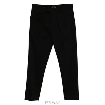26SS 톰포드   남성 브러시드 코튼 치노 팬츠 SHL042FMC276 NAA Black BPG