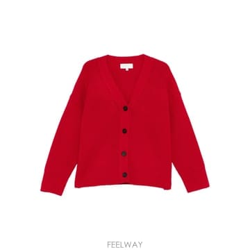 25FW 스튜디오 니콜슨   여성 가디건 SNW 1688 WHITT CRIMS RED BPG