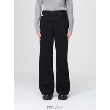 25FW 캘빈클라인   여성 로우라이즈 배기 소프트 데님 LV047D713G TWM Black BPG