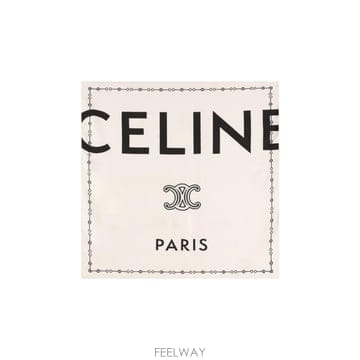 인더샵 CELINE 셀린느 화이트 스카프