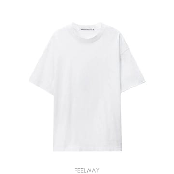 당일배송 알렉산더왕 로고 코튼 티셔츠