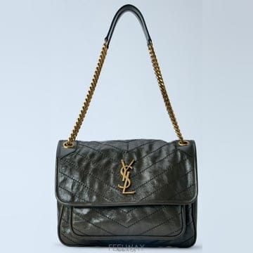Saint Laurent 26 FW ���ζ� Medium Niki ��Ʈ ���� �̵�� ��Ű ����� 633184 0EN07 321226 FW ���ζ� Medium Niki ��Ʈ ���� �̵�� ��Ű ����� 