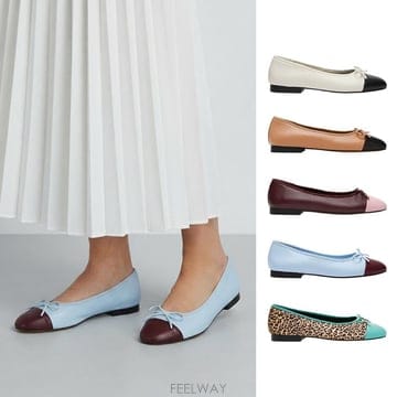 스티브매든 플랫 슈즈 투톤 캡토 26FW