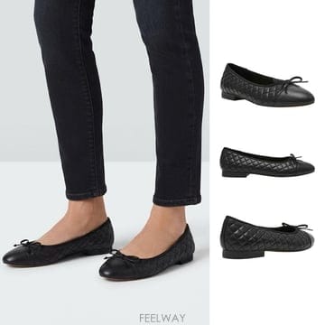 스티브매든 플랫 슈즈 퀼팅 블랙 26FW
