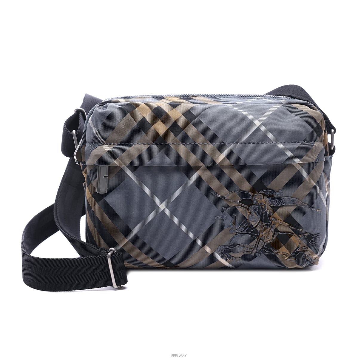 Burberry 26FW ���� üũ ���� ũ�ν��� (8123453 WAVE BLUE 26F)26FW ���� üũ ���� ũ�ν��� (8123453 WAVE BLUE 26F)