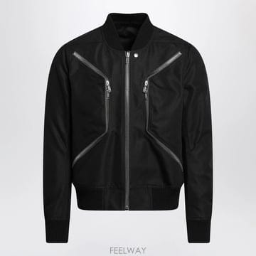 26 S/S 릭오웬스 블랙 집업 코튼블렌드 자켓 RU01F2790CD B0052321888