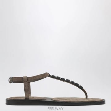 26 S/S 브루넬로 쿠치넬리 스웨이드 통 샌들 WITH PRECIO B0052321889