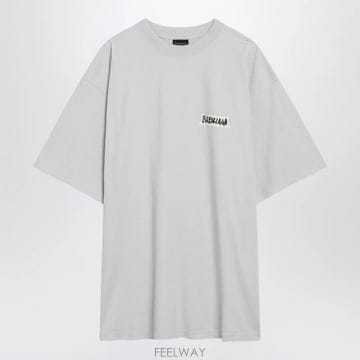 26 S/S 발렌시아가 화이트 MASKING 테이프 티셔츠 WITH  B0052321901