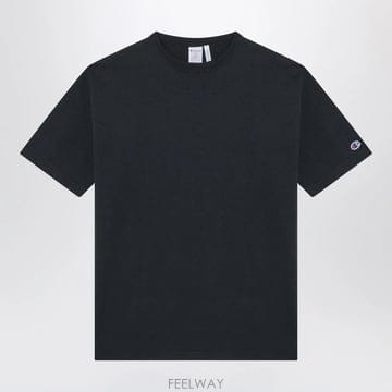 챔피온 코튼 티셔츠 네이비 블루