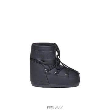 26FW 문부츠 아이콘 나일론 로우 부츠 80D1409380 N001 BLACK