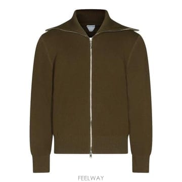 26SS 보테가베네타 울 코튼 집업 가디건 862729 V68M02637 DARK MOSS