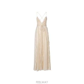 26FW 펜디 미디 원피스 FDD687 AMVIF0QM0 IVORY