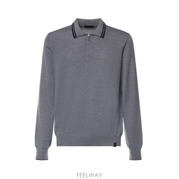 26FW 페이 폴로 티셔츠 NMMC1532270WJF 007G GREY