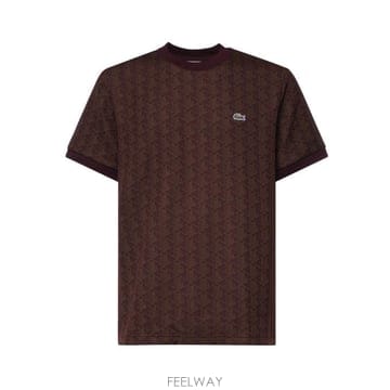 26FW 라코스테 반팔 티셔츠 TH1197 WD9 BROWN