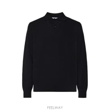 26FW 라르디니 폴로 티셔츠 ACLPML70 AC67023999 BLACK