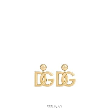 Dolce&Gabbana 26FW ��ü�ذ��ٳ� �̾ WEN6P3 W1111ZOO00 GOLD26FW ��ü�ذ��ٳ� �̾ WEN6P3 W1111ZOO00 GOLD