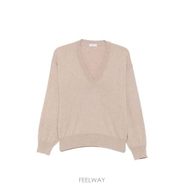 26FW 브루넬로 쿠치넬리 스웨터 M12244412 C9991 BEIGE