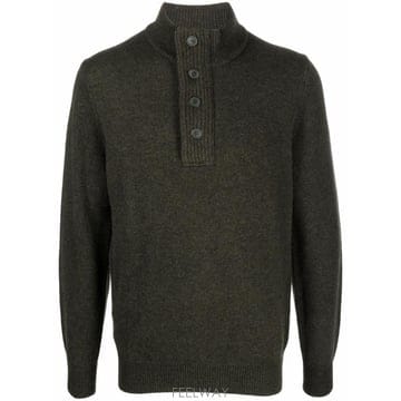 26FW 바버 스웨터 MKN0585 GN73 GREEN
