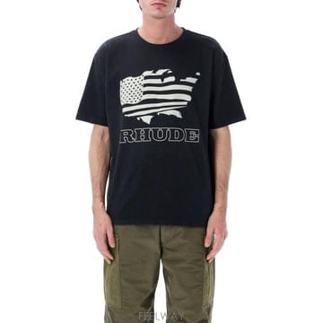 26SS 루드 반팔 티셔츠 RHSS26TT08012 3158 VINTAGE BLACK