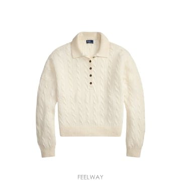 랄프로렌 케이블 WOOLCASHMERE POLOCOLLAR 점퍼 2 B0192322091